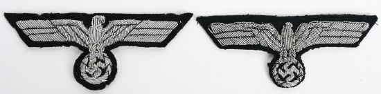 WWII NAZI GERMAN PANZER OFFICER BREAST EAGLE LOT 2