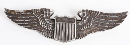 WWII US ARMY AIR CORPS PILOT WINGS BY LUXENBERG