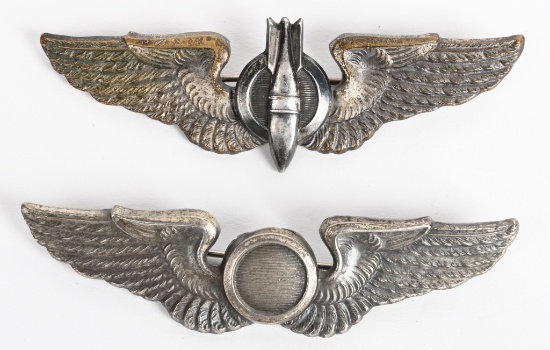 WWII PILOT OBSERVER BOMBARDIER WINGS ENLISG MADE