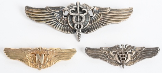 WWII US ARMY AIR CORPS FLIGHT NURSE SURGEON WINGS