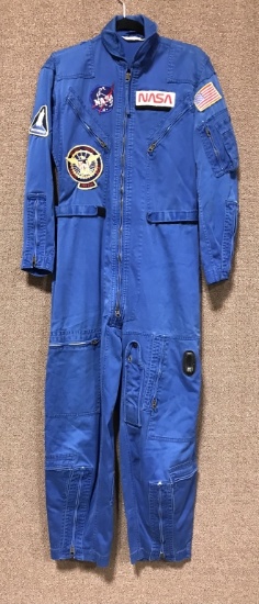 NAMED NASA FLIGHT SUIT & MEDALS SPACE SHUTTLE 51-C
