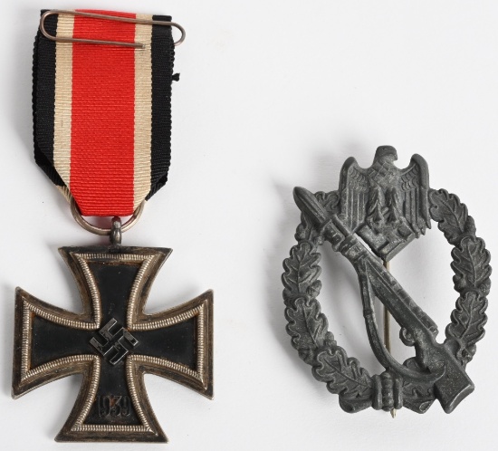 WWII NAZI GERMAN EKII INFANTRY ASSUALT BADGE LOT