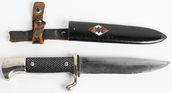 WWII NAZI DEUTSCHES JUNGVOLK DJ MEMBER’S KNIFE WW2