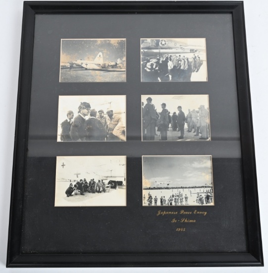 WWII JAPANESE SURRENDER PHOTOS AT LE SHIMA 1945