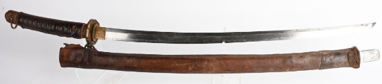 JAPANESE KATANA SWORD, SIGNED TANG