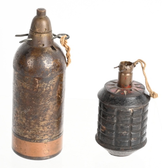 WWII JAPANESE KNEE MORTAR & GRENADE WW2
