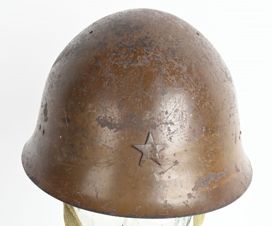 WWII IJA TYPE 90 COMBAT HELMET WITH LINER WW2