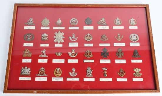 WW1 BRITISH CAP OR HAT BADGE LOT OF 32 WWI