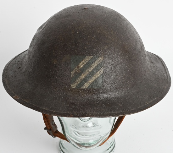 WWI U.S. ARMY 3RD DIVISION HELMET WW1