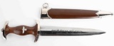 WWII NAZI GERMAN SA DAGGER BY FRIEDRICH HERDER WW2
