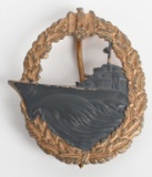 WWII NAZI KRIEGSMARINE DESTROYER WAR BADGE R.S.