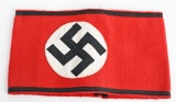 WWII NAZI GERMAN SS MEMBER'S WOOL ARMBAND WW2