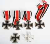 WWII NAZI GERMAN KVK EKI EKII MEDAL LOT OF 6 WW2