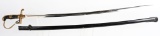 WWII NAZI GERMAN DOVE HEAD OFFICERS SWORD HORSTER