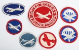 WWII US ARMY AIRBORNE GLIDER PATCH LOT OF 7 WW2