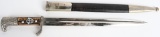 WWII NAZI GERMAN POLIZEI STAG GRIP BAYONET WW2