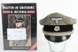 WWII NAZI GERMAN WAFFEN SS VISOR CAP PUBLISHED WW2