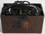 WWII NAZI GERMAN ARMY F33 FIELD TELEPHONE 1940 Dt