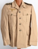 WWII NAZI COASTAL ARTILLERY TROPICAL SERVICE TUNIC