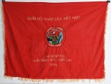 1954 VIETNAM DATED BATTLE FLAG OF INDEPENDENCE