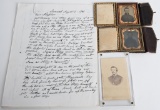 CIVIL WAR USA & CSA FAMILY PHOTOS CDV AND LETTERS