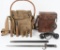 FRENCH BAYONET WWII NAZI AMMO WW2 US FIELD PHONE