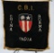 WWII CHINA BURMA INDIA EMBROIDERED PILLOW COVER