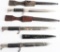 WWII NAZI GERMAN DRESS BAYONET LOT OF 3 WW2