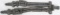 WWII NAZI GERMAN LUFTWAFFE OFFICER DAGGER HANGERS