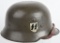 WWII NAZI GERMAN WAFFEN M34 DOUBLE DECAL HELMET