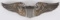 WWII AIR CORPS PILOT WINGS BY LUXENBERG ENGRAVED