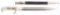 WWII NAZI GERMAN POLIZEI STAG GRIP BAYONET WW2