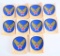 WWII US AIR CORPS FLIGHT JACKET DECAL LOT OF 10