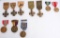 WWI & WWII MEDAL LOT CROIX DE GUERRE STATE SERVICE