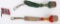 WWII NSDAP FLAG PIN & POCKET WATCH TRODDEL FOBS