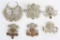 WWII BRITISH CAP BADGE LOT OF 6 HIGHLANDERS WELCH