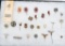 WWII NAZI GERMAN STICKPIN LOT OF 25 NSDAP RAD LUFT
