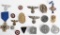 WWII NAZI GERMAN NSDAP SA BADGE TINNIE PIN LOT WW2