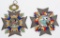 CHINESE CRANE ORDER BREAST BADGE + MEDAL