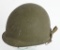 WWII US ARMY SWIVEL BAIL FRONT SEAM HELMET NCO