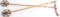 WWII NAZI GERMAN NAZI ARMY GEBIRGSJAGER SKI POLES