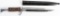 WWII NAZI GERMAN STAG HANDLED POLICE DRESS BAYONET