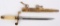 ROMANIAN OFFICERS DAGGER W/ SCABBARD