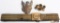 SPAN AM PERIOD BELT SHAKO PLATE GAR BUTTON LOT