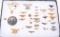 WWII US ARMY & NAVY PILOT WING GROUP W SWEETHEART