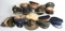 LARGE LOT MILITARY HEADGEAR VISOR & OVERSEAS CAPS