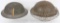 2 BRITISH ARMY HELMETS