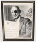 AUTOGRAPHED PORTRAIT MOSHE DAYAN