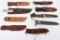 WWII US FIGHTING KNIFE LOT W/ SCABBARDS WW2