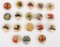 WWII KELLOGG'S PEP CEREAL SQUADRON PINS LOT OF 18
